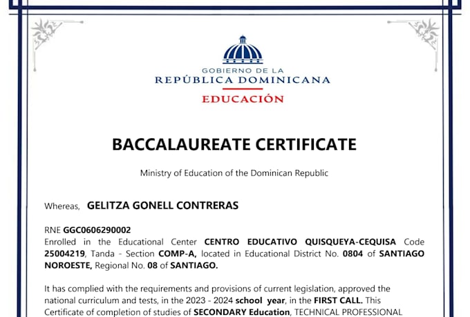 provide certified translation for degree, diploma, transcript or certificate